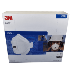 3M 9322+ AURA FFP2 VALVED FACE MASK BOX 10